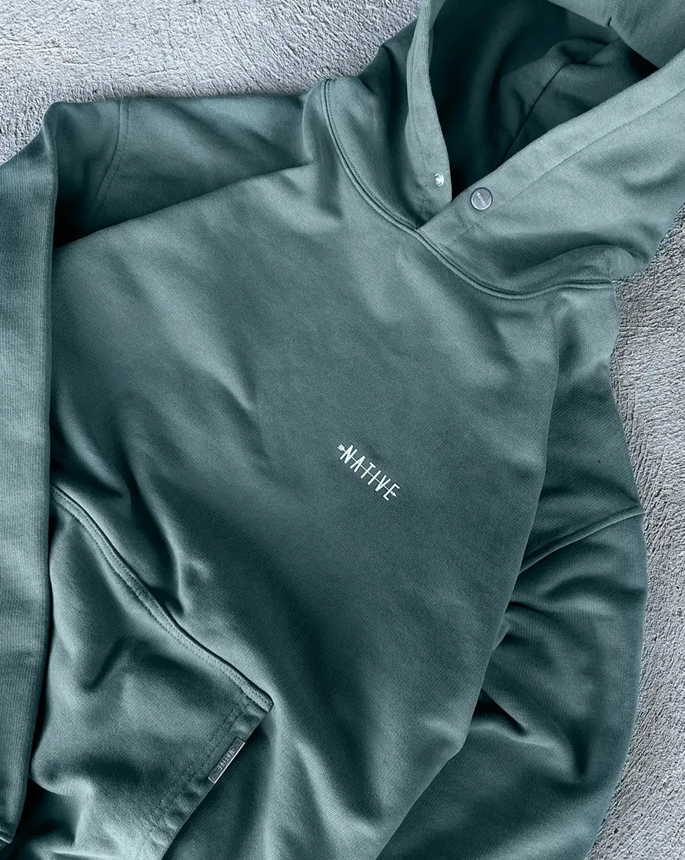 Sudadera Con Capucha Esencial Verde