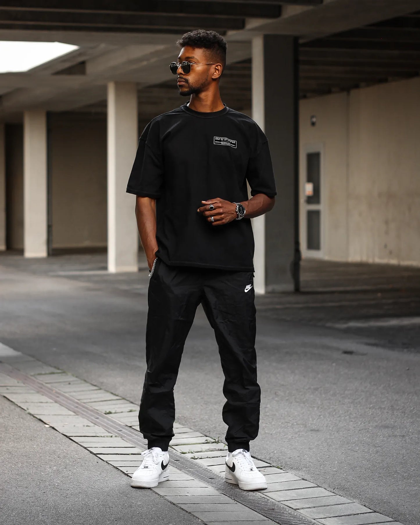 Camiseta Unity Oversize Negra