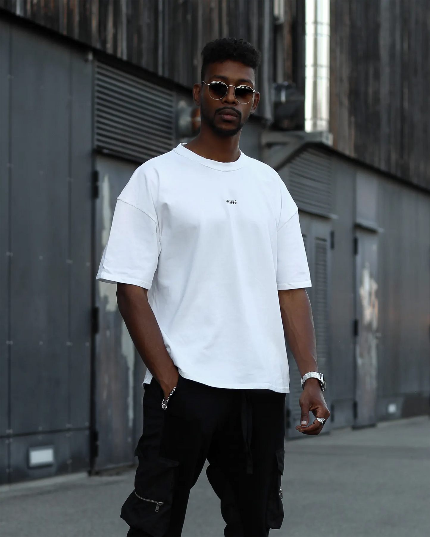 T-shirt Native Oversize White