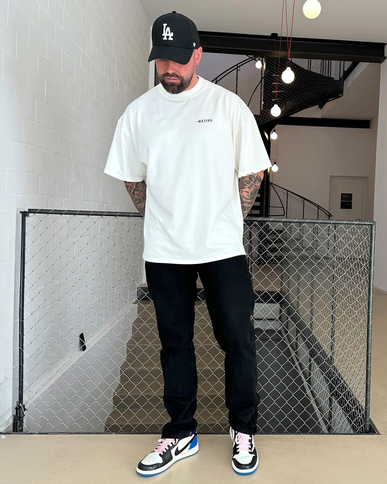 Camiseta extragrande Essential Off-White